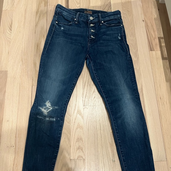Button Fly MOTHER Jeans - Picture 1 of 5